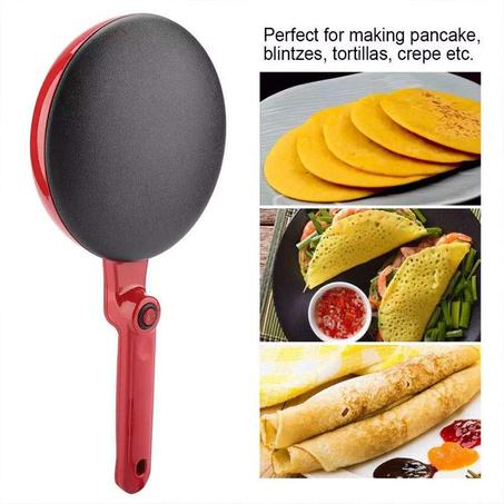 Portable electric crepe and puncake maker