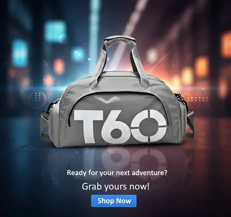 حقيبة سفر T60 المقاومة للماء للرجال والنساء - Sac T60