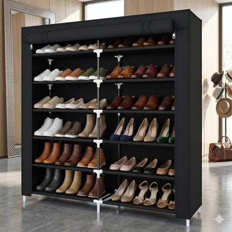 خزانة 6 طبقات بأبواب مزدوجة - Meuble à chaussures