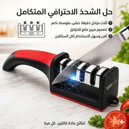 🔥 مبراة السكاكين الاحترافية ✨ Aiguiseur de Couteaux Professionnel