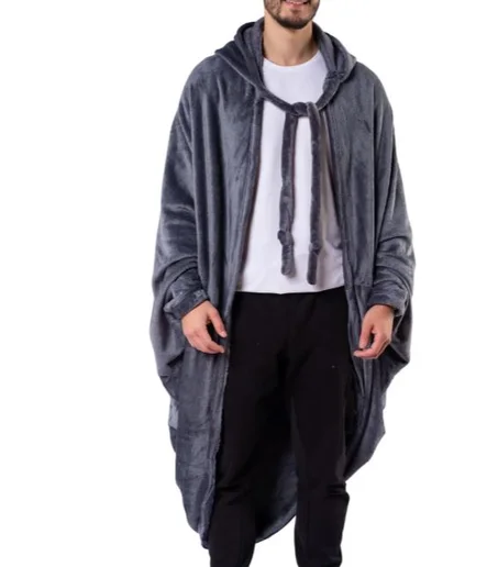 بطانيه قابله للارتداء رمادي