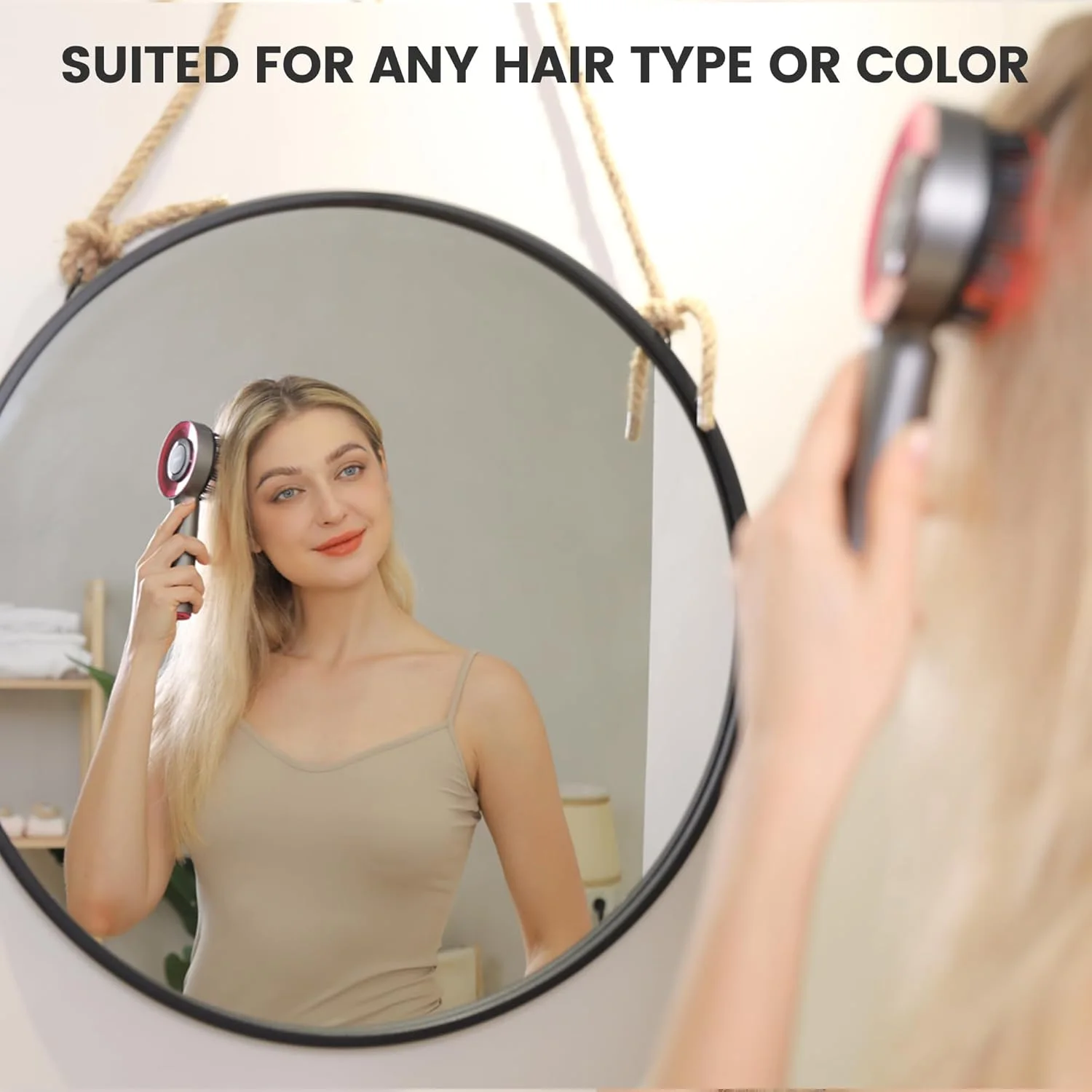 عرض  فرشاة مساج الراس متعددة الاستخدامات + زيت الروزماري لانبات الشعر من الجذور MILLE