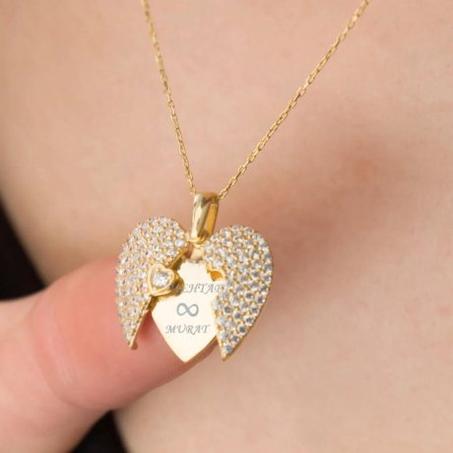 قلادة القلب القابلة للفتح / Collier coeur ouvrant