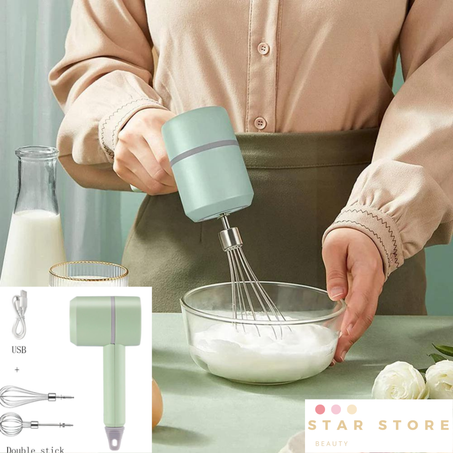 Mélangeur électrique sans fil à 3vitesses