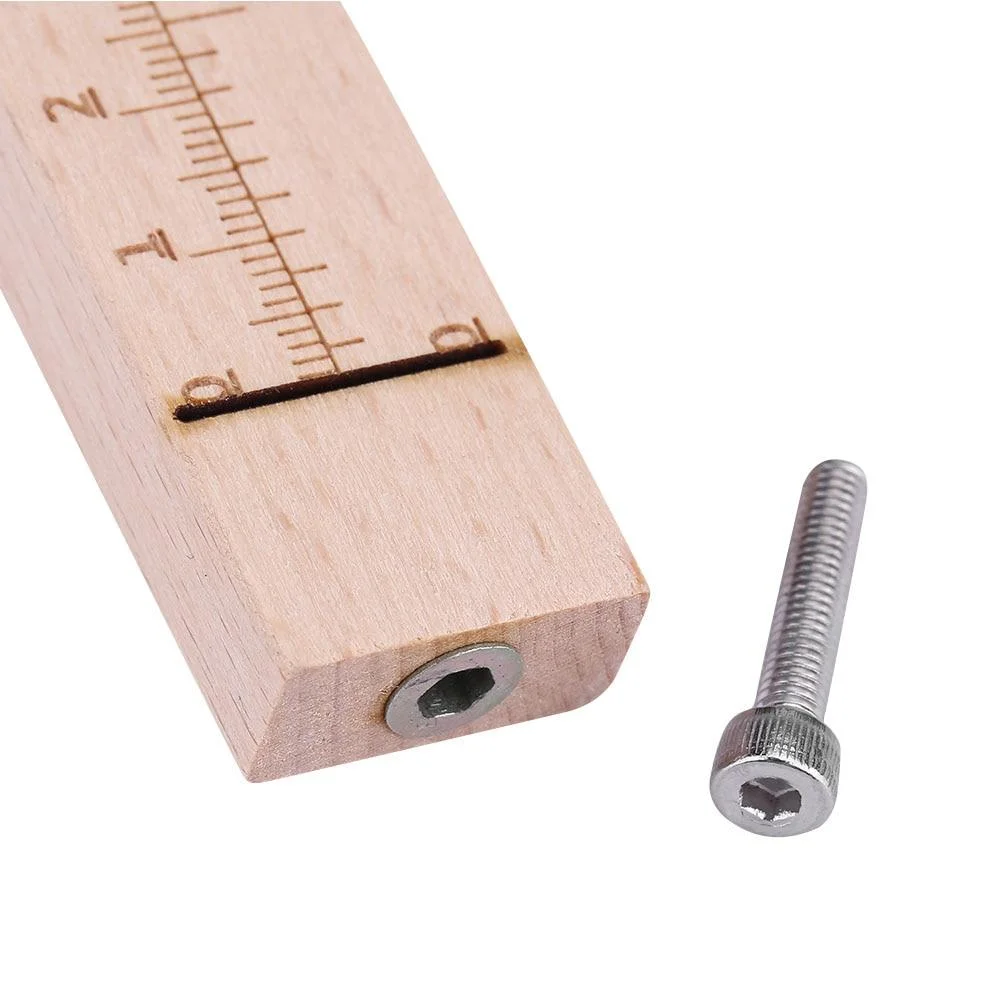 Outil DIY Coupe-Ceinture en Cuir Manuel - Coupeur de Bandes et Sangles en Cuir Ajustable en Bois