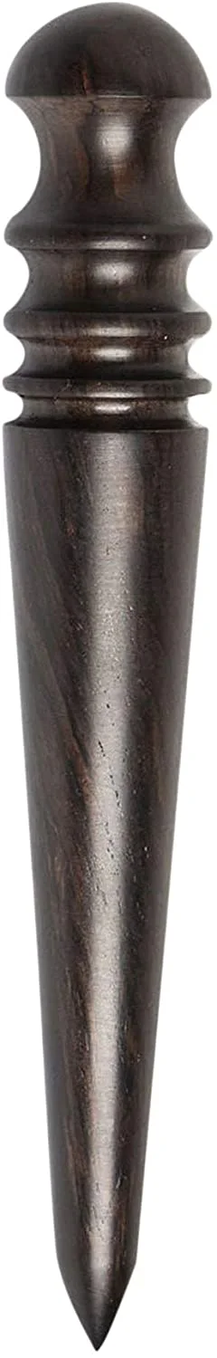 Outil de brunissage du cuir - Slicker conique en bois de santal