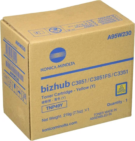 TONER ORIGINAL  KONICA MINOLTA BIZHUB C3851/3351/3350   TNP49Y