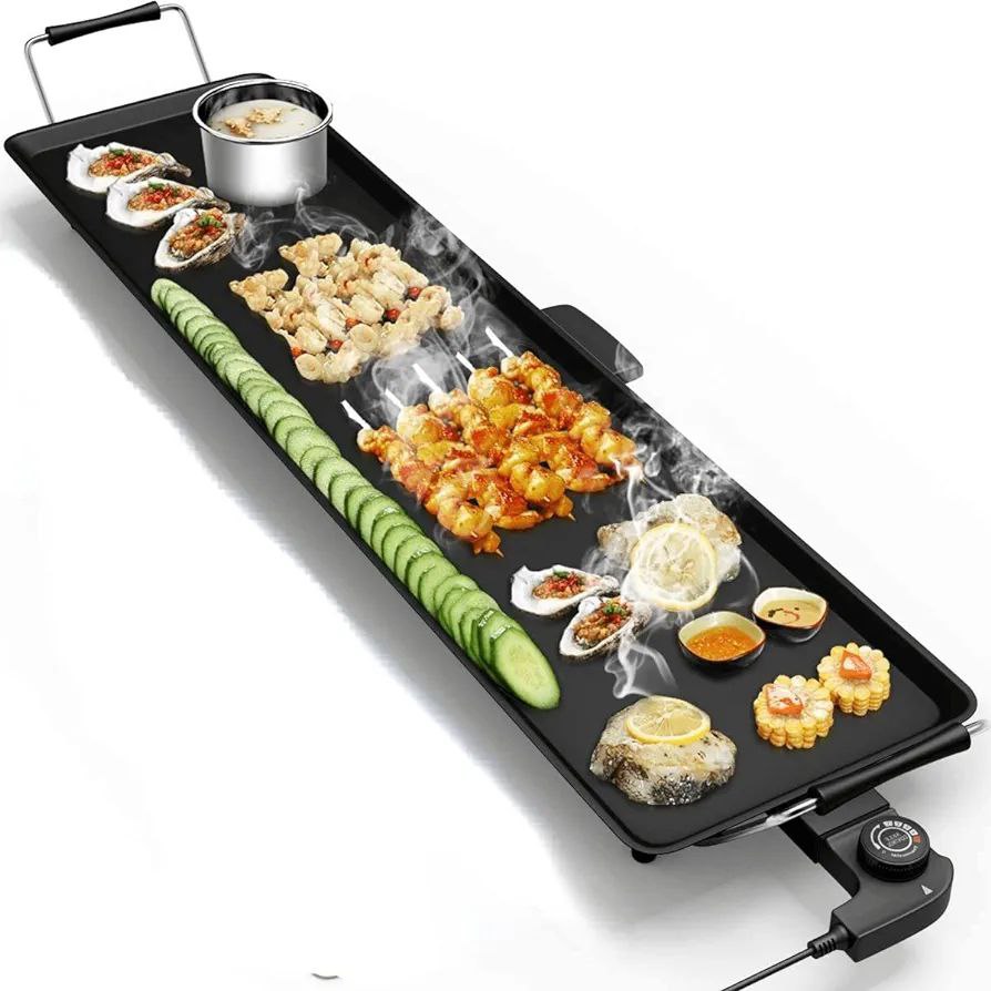 Plancha électrique 2200w  🔥                                      🔥 70cm.    🔥prix🔥. 46cm.h