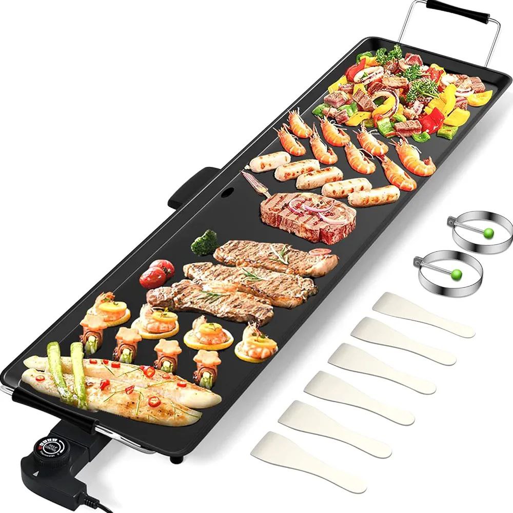 Plancha électrique 2200w  🔥                                      🔥 70cm.    🔥prix🔥. 46cm.h
