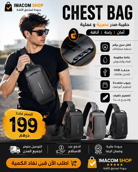 حقيبة Chest Bag العصرية