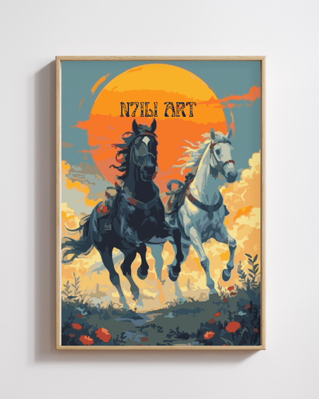Couple horses