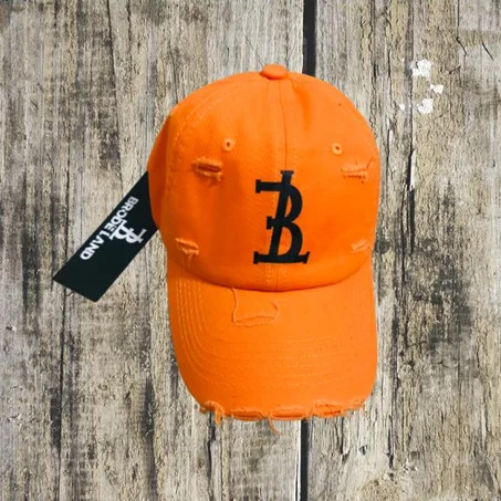 casquette vintage orange