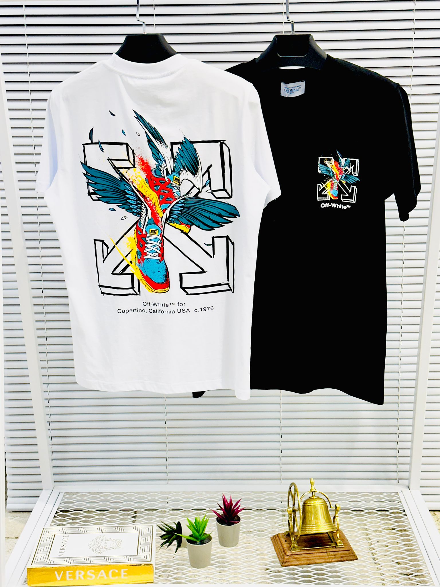 camiseta off-white blanco