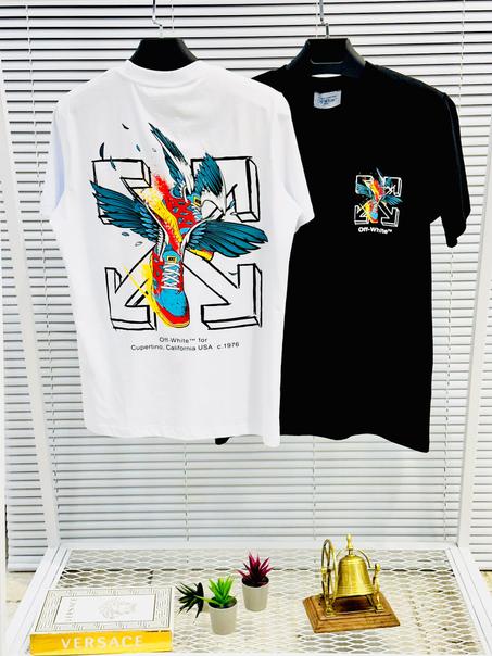 camiseta off-white blanco