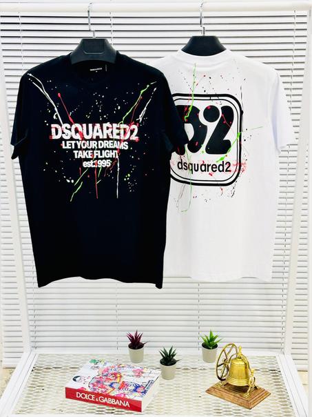 Camiseta negra Dsquared2