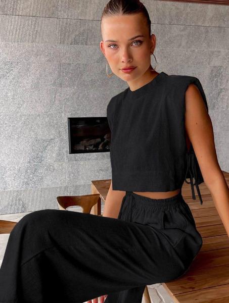 Ensemble Noir - Effet Lin Chic