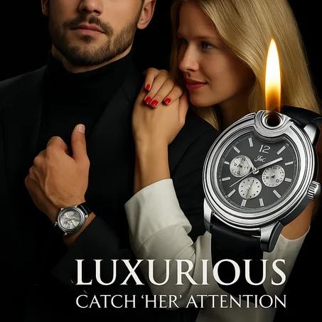 Briquet de Montre-Bracelet rechargeable de Luxe Cithway®