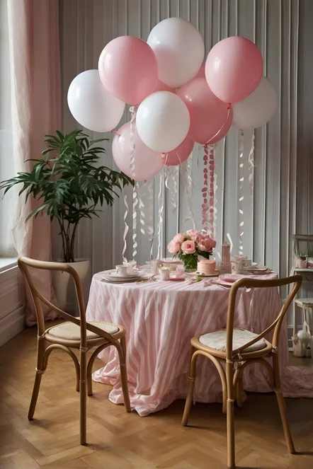 Décor personnalisé (ballons, fleurs...)