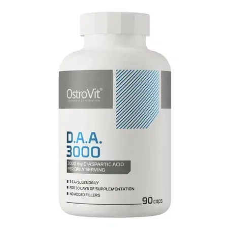 DAA 3000mg Acide D-Aspartique 90 Capsules - OstroVit