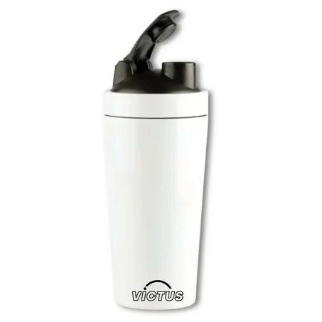 shaker en acier inoxydable blanc 750 ml victus