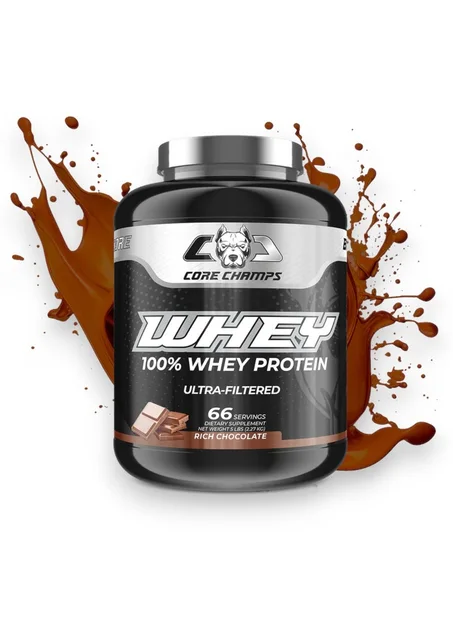 Whey Protein 100% Ultra-Filtered – 2.27 kg (66 Servings) - Core Champs