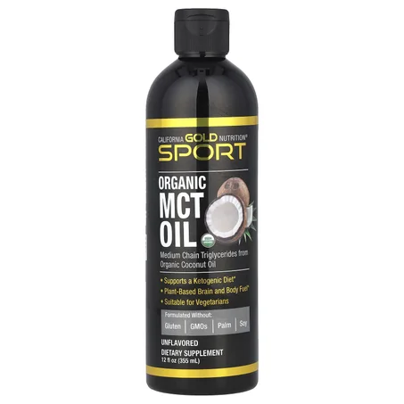 Huile MCT . Californie Gold Nutrition 355ml