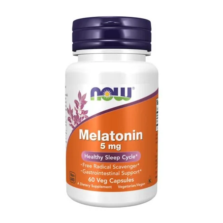 Melatonine 5mg 60 Capsules (60 Servings) NOW