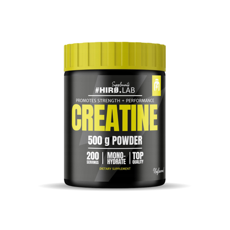 HIRO.LAB Creatine Monohydrate Micronisée 200 Mesh 500g