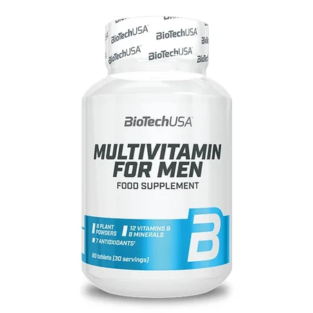 Multivitamin For Men 60 Comprimés Biotech USA
