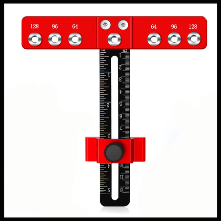 Gabarit de Perçage Réglable – Guide de Perçage pour Poignées et Boutons de Meubles