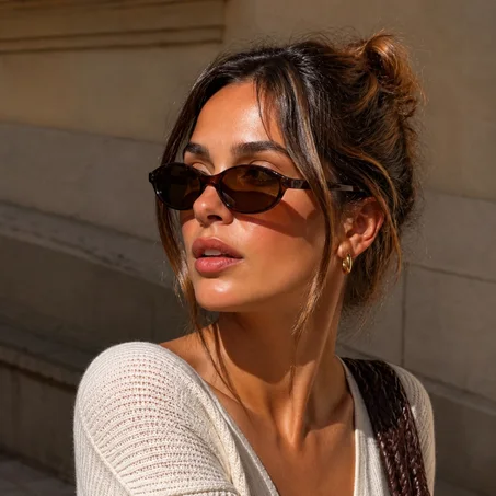lunettes marron