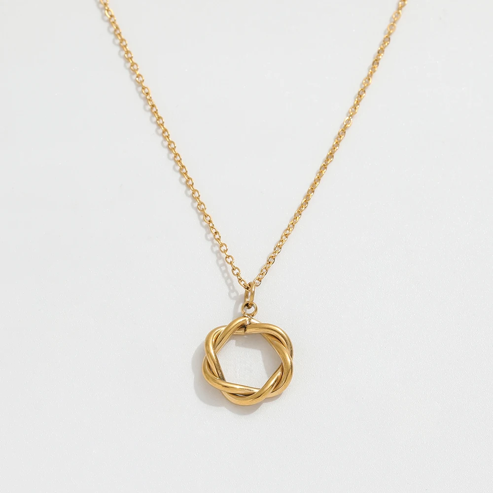 Collier Cercle Tordu
