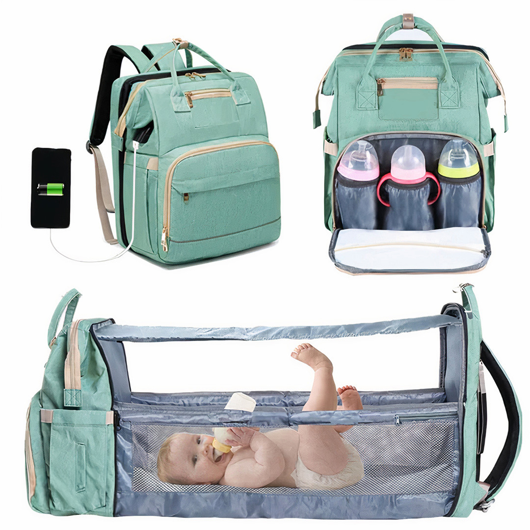 حقيبة الامهات بسرير