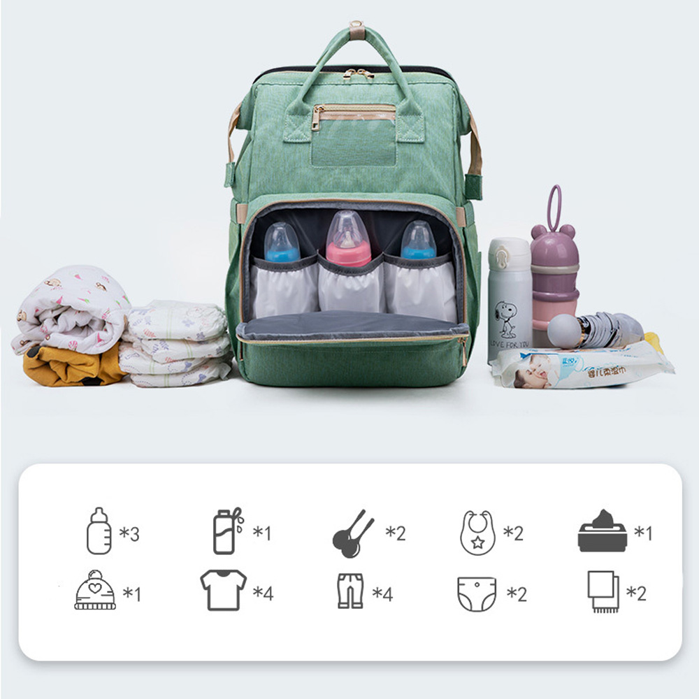 حقيبة الامهات بسرير