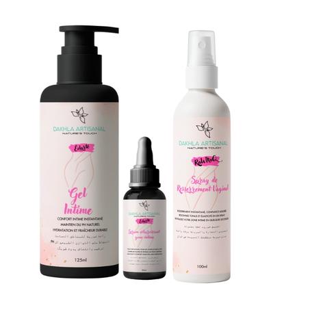 PACK- ZONE INTIME / GEL INTIME 125 ML + Sérum 30 ML + spray de Resserrement Vaginal