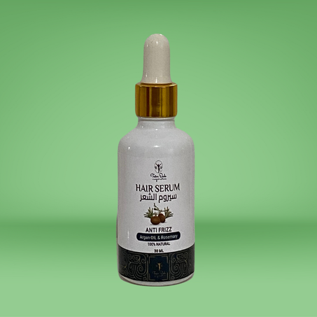 سيروم الشعر بزيت الأركان-زيت اكليل الجبل وفيتامين E