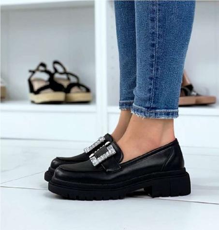 Mocassins mors à plate-forme