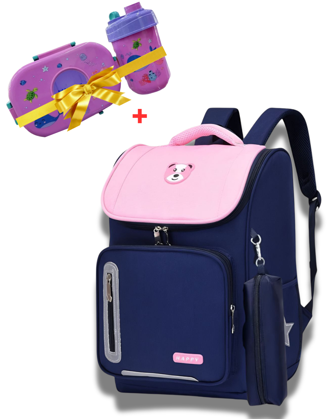 حقيبة مدرسية+لانشبوكس هدية (copy)