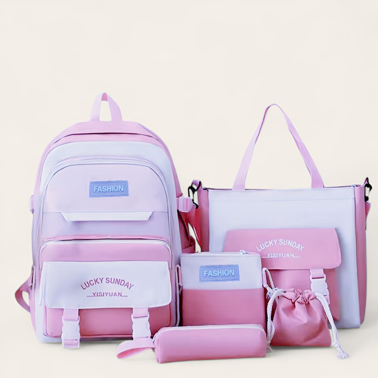 حقيبة مدرسية للمستوى الإبتدائي و الإعدادي 5 ps