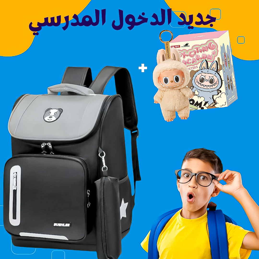 حقيبة مدرسية+LABUBU