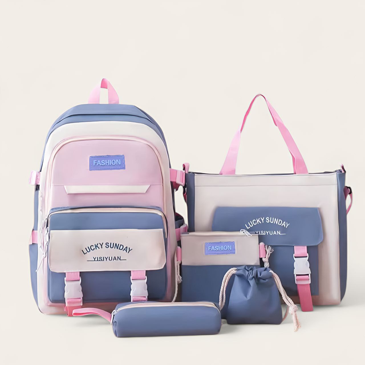 حقيبة مدرسية للمستوى الإبتدائي و الإعدادي 5 ps