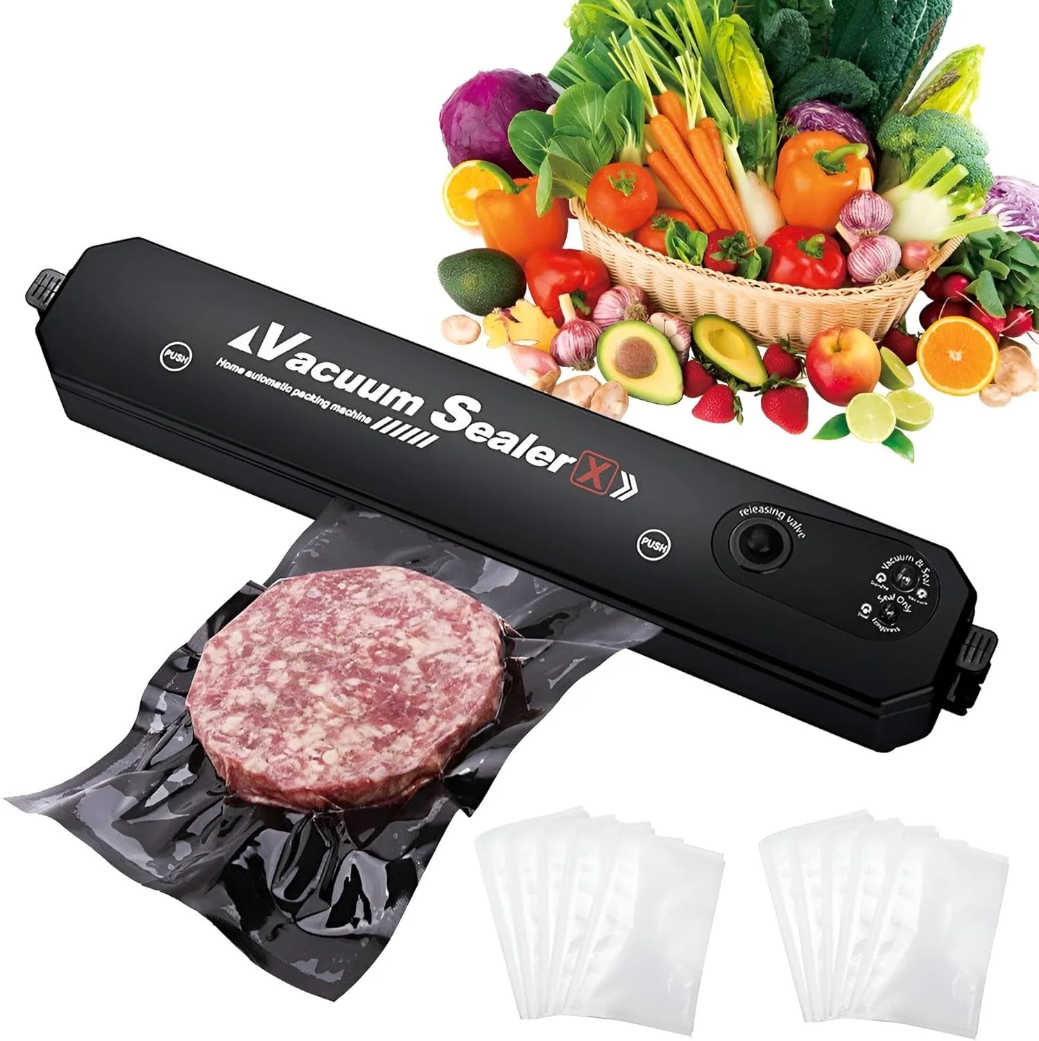 • ماكينه تغليف الأطعمه أوتوماتيك بتفريغ الهواء