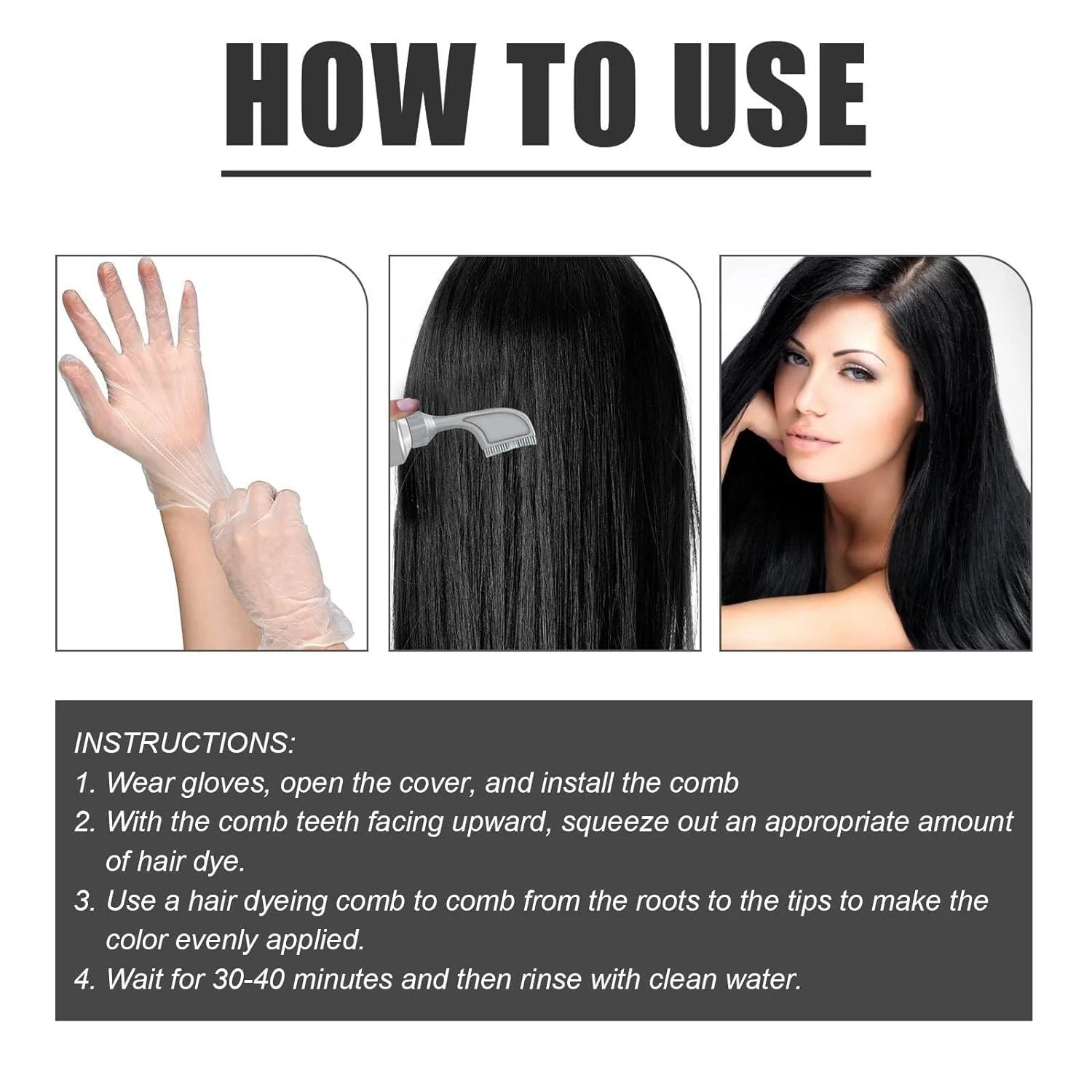 عرض 2 كريم صبغ الشعر بالفاكهة الطبيعية اسود