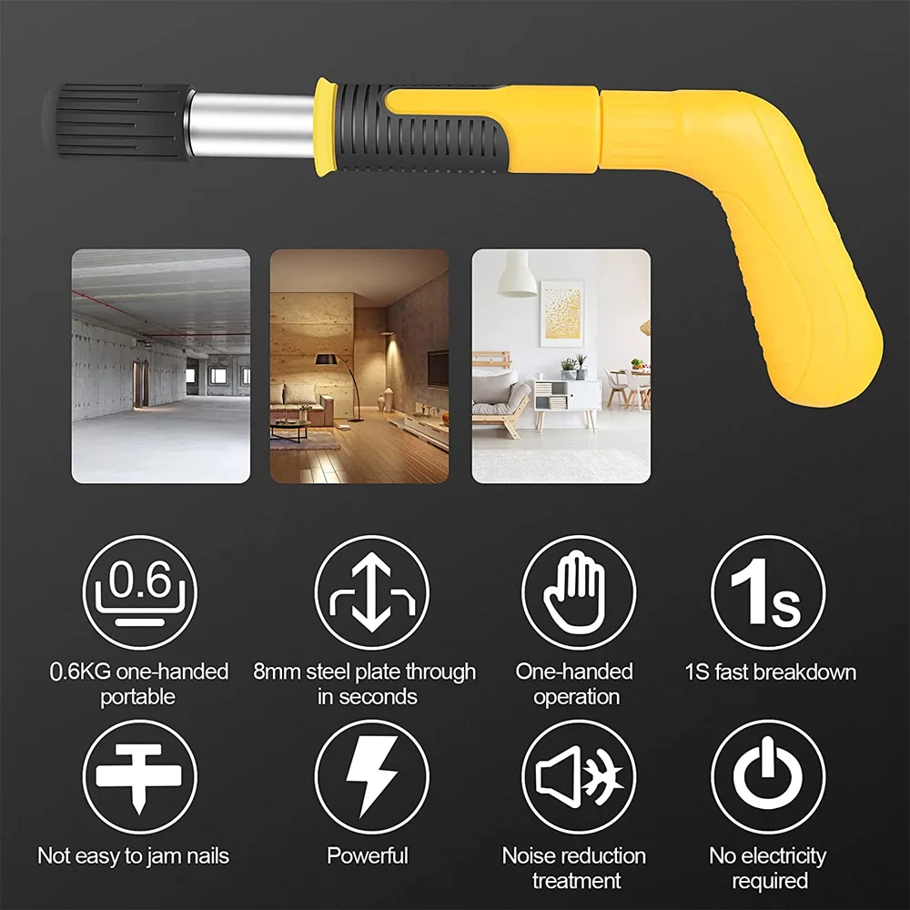 • مسدس مسامير ستيل Steels Nail Shooting Gun