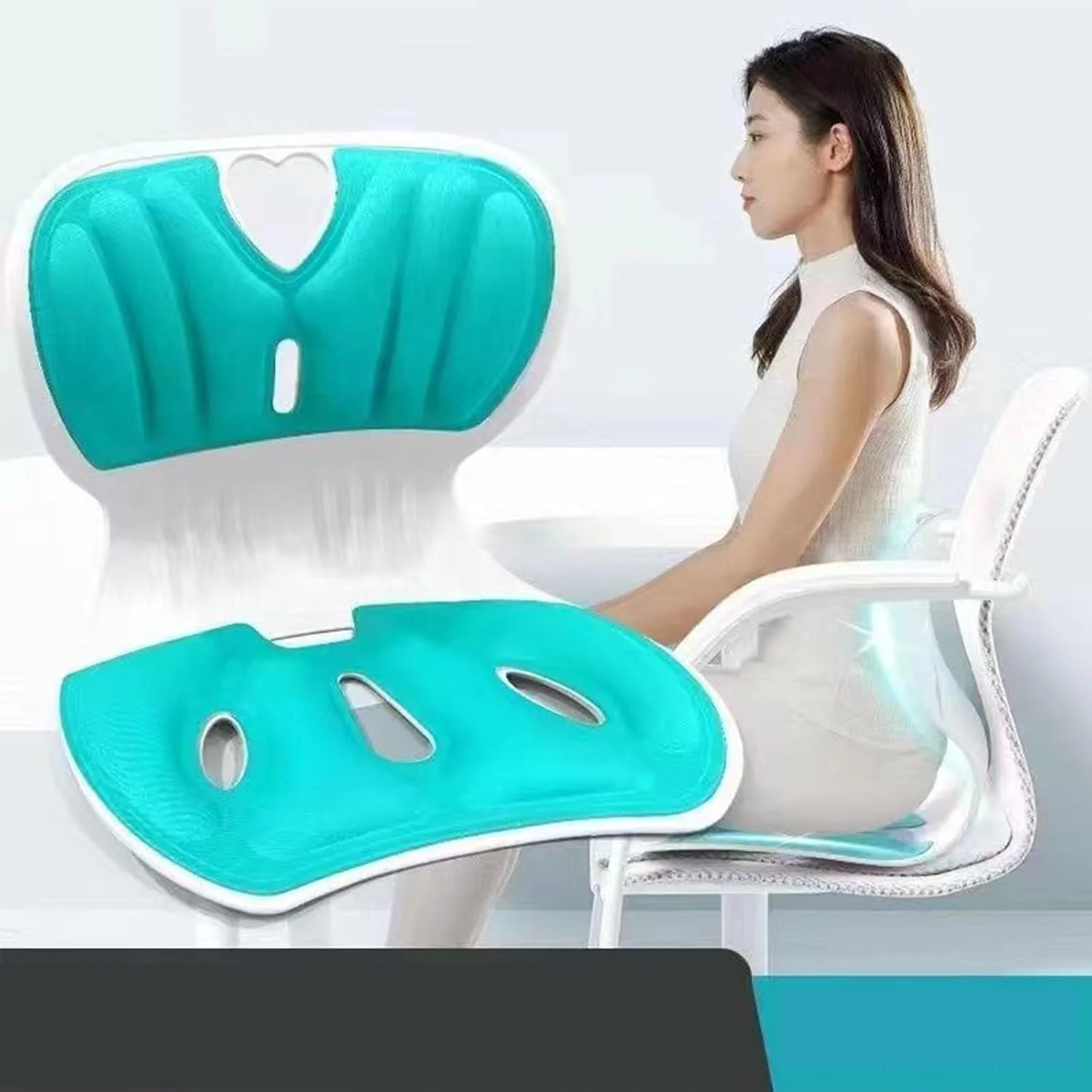 • دعامة أسفل الظهر، إسفنج ميموري مريح وخفيف الوزن