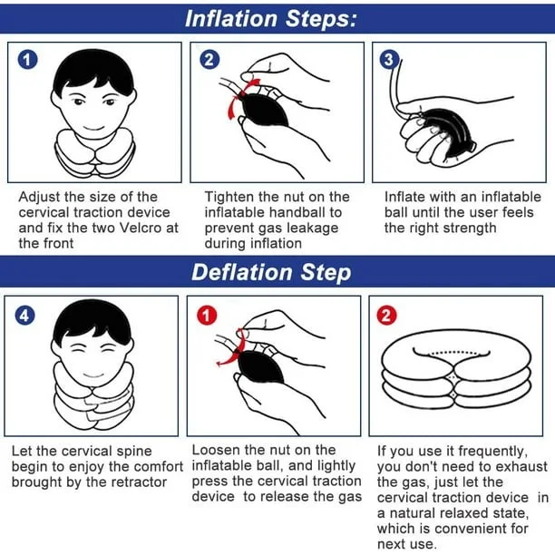 Neck Traction Device وسادة الرقبة الهوائية