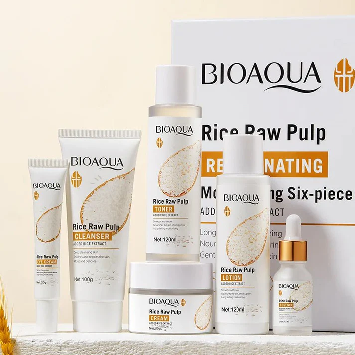 • مجموعة العناية بالوجه من BioAqua 6 in 1