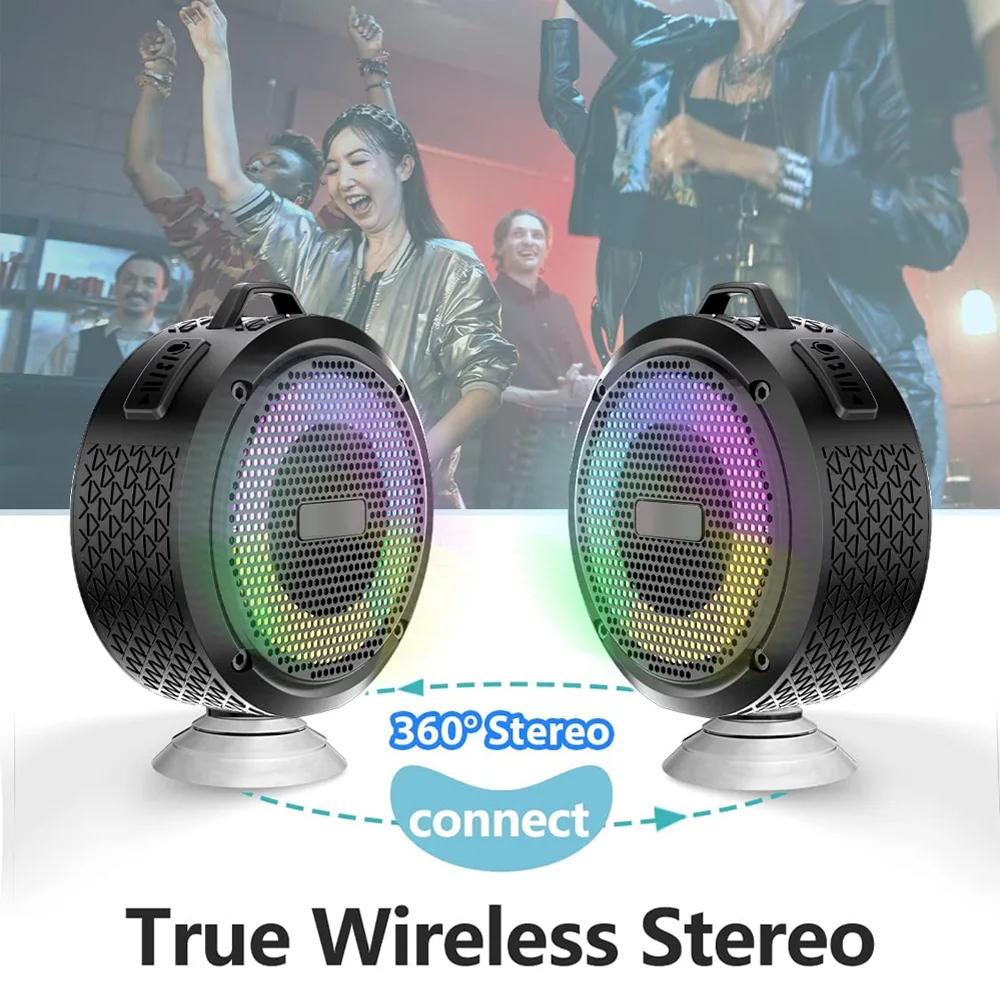 • سماعات بلوتوث مقاومة للماء ملونة