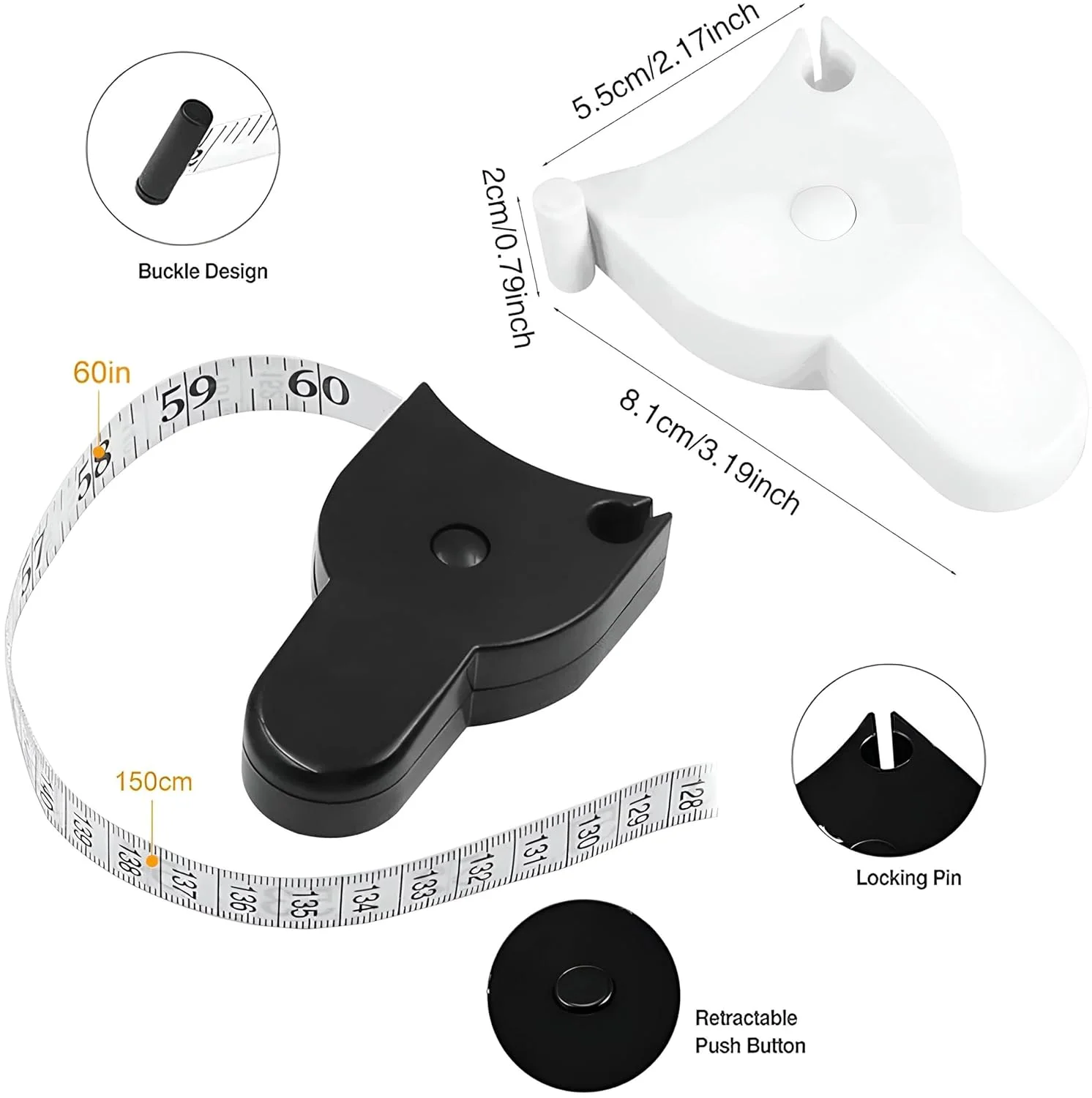 • شريط المقاسات المتطور