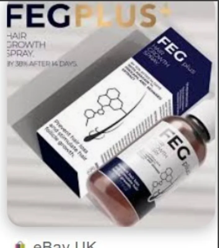 عرض قطعتين البخاخ الامريكي لنمو الشعر FEG